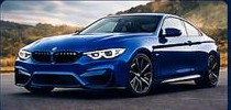 Blue 2020 BMW M4 Competition